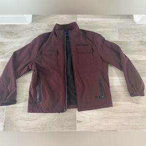 Calvin Klein Men’s L Maroon Full Zip Jacket
